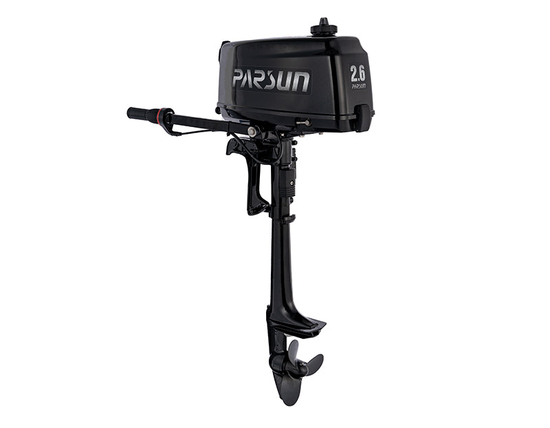PARSUN Outboard Motor For Boats 2-Stroke Petrol Engine Water Cooling -2.6HP